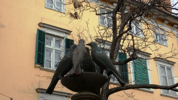 Фонтан на Wiednerplatzchen в Штирии