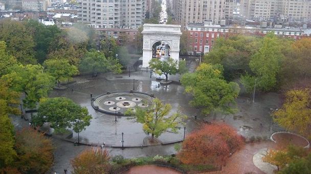 Вашингтон Сквер Парк в Нью-Йорке