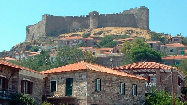 Замок Митилини на Лесбосе