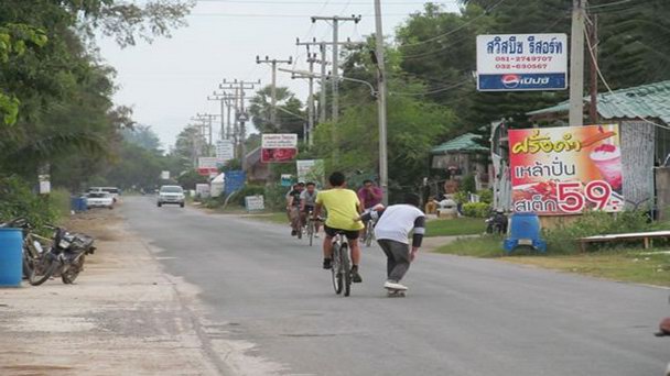 Таиландский скейт-поселок в Провинции Камфаенг-Фет