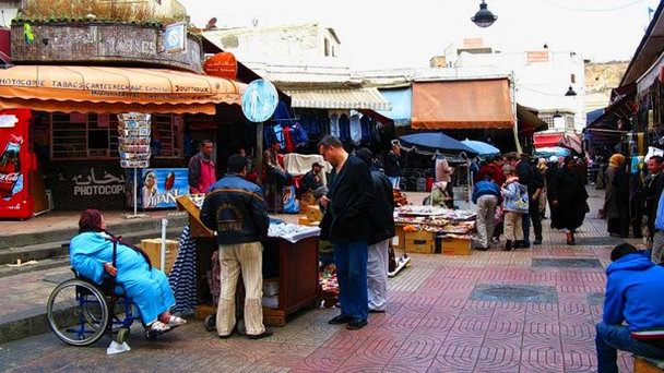 Квартал базаров Хаббус в Касабланке