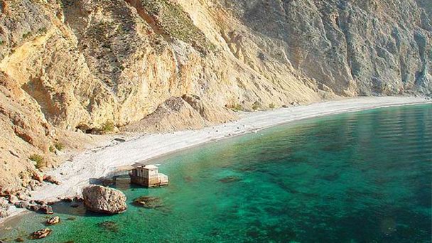 Пляж Глика Нера на Острове Крит