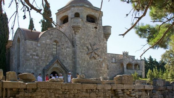 Гора Филеримос. Рыцарская церковь XV века на Родосе