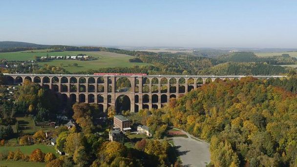 Виадук Гельчтальбрюкке в Саксонии