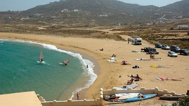 Пляж Фтелия на Миконосе