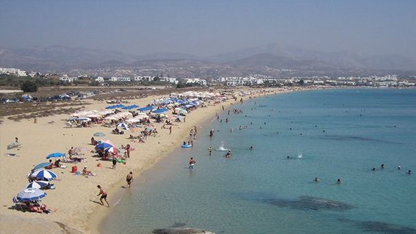 Пляж Агиос Прокопиос на Наксосе