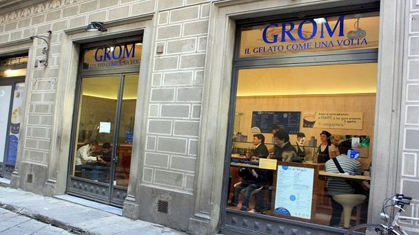 Ресторан Grom в Флоренции Ресторан Grom в Флоренции