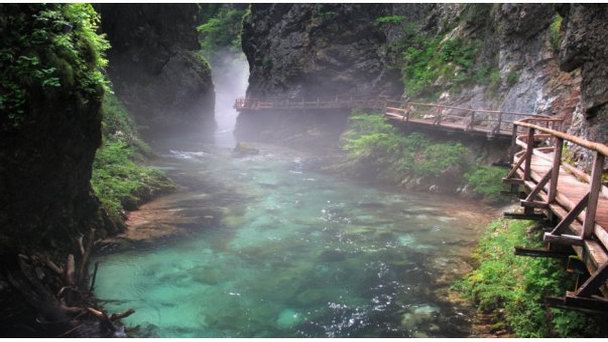 Ущелье Винтгар на Альпийских озерах