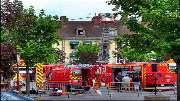 Выставка пожарной техники в Париже