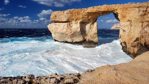 Арка в скале на Гозо