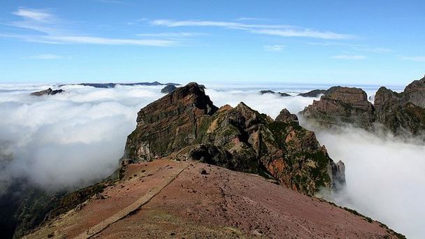 Гора Пико Ариейро на Мадейре