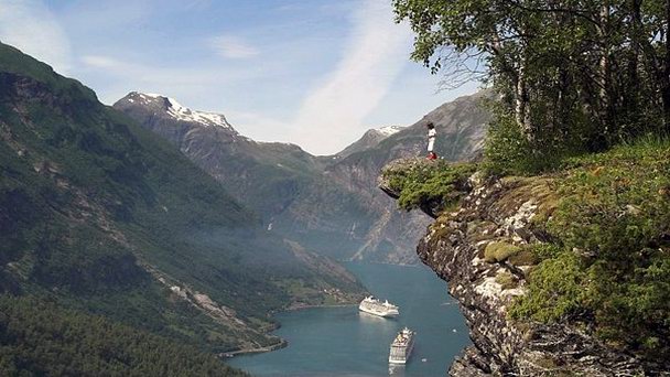 Мыс Флюдальсювет в Регионе Фьордов