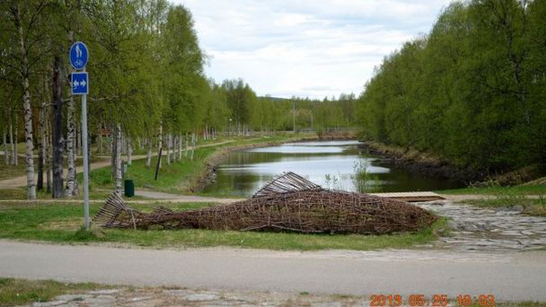 Река Ивалойоки в Лапландии