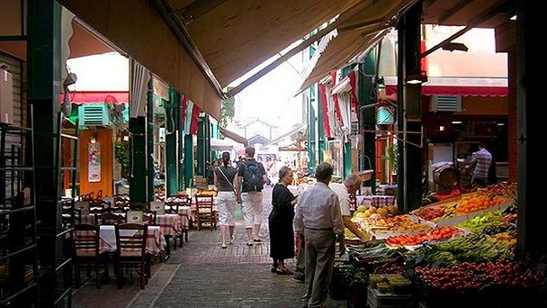 Центральный рынок в Салониках