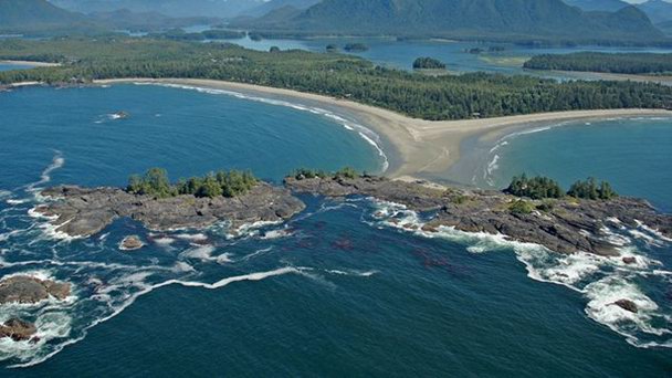 Пляж Chesterman в Британской Колумбии Пляж Chesterman в Британской Колумбии