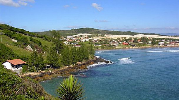 Пляж Ribanceira в Санта-Катарине