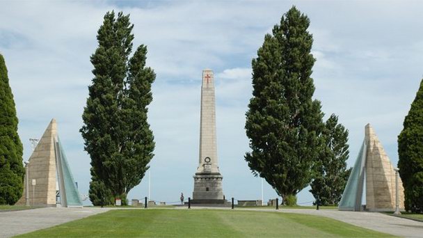 Военный мемориал в Хобарте в Тасмании