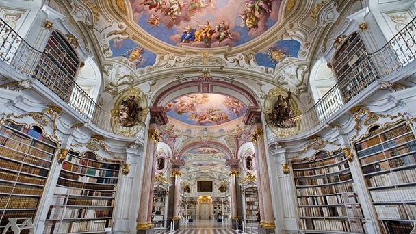 Библиотека аббатства Адмонт в Штирии