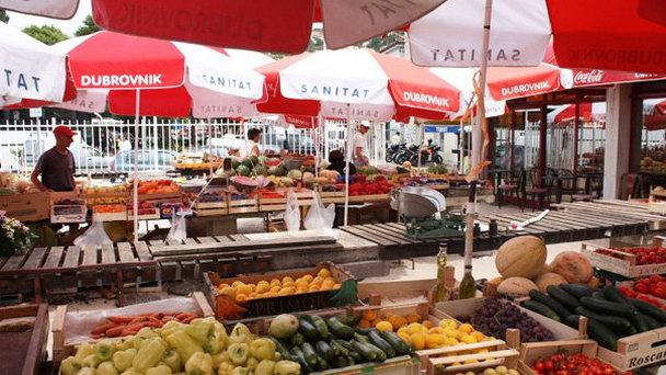 Дубровницкий рынок в Дубровнике