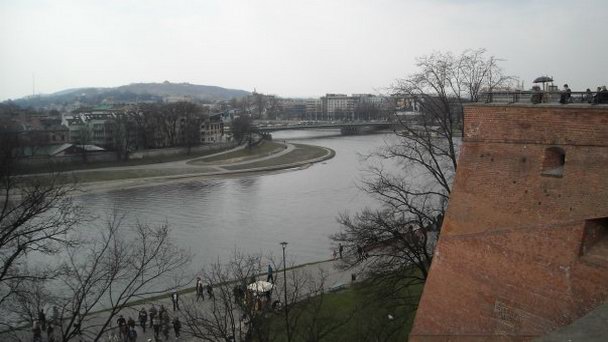 Река Висла в Кракове