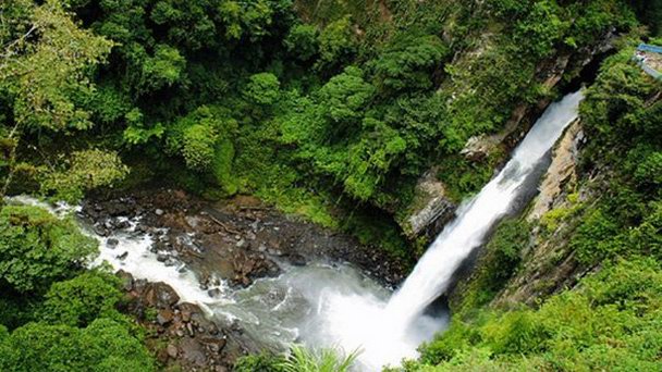 Водопад Texolo в Веракрусе