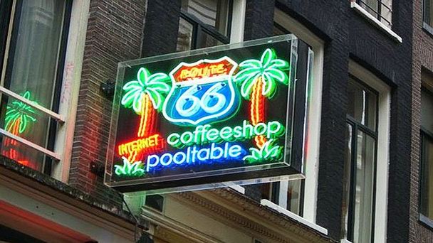 Кофешоп Route 66 в Амстердаме