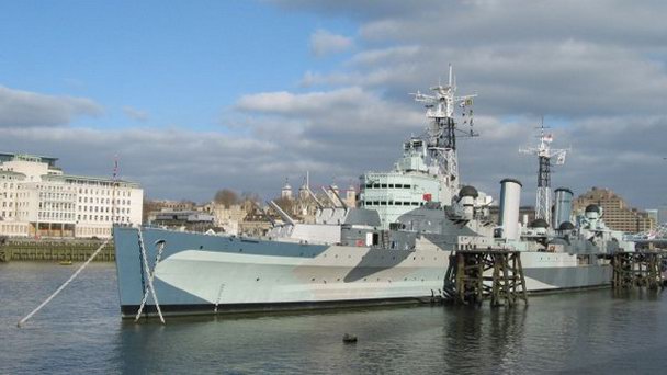 Корабль-музей Белфаст в Лондоне