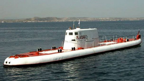 Подводная лодка Садко в Ларнаке
