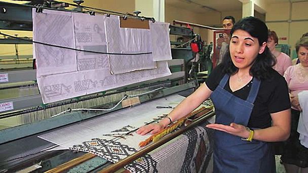 Ткацкая фабрика на Сардинии в Сардинии