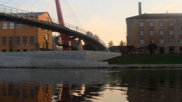 «Митавский» пешеходный мост в Елгаве в Риге «Митавский» пешеходный мост в Елгаве в Риге