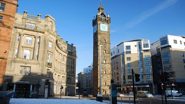 Колокольня Tolbooth в Шотландии