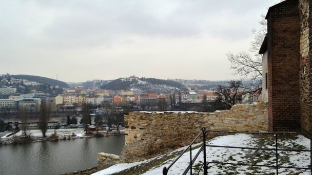 Смотровая площадка в Вышеграде в Праге