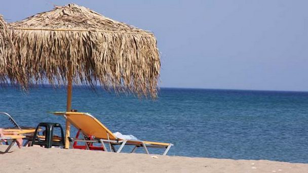 Пляж Коми в Хиосе