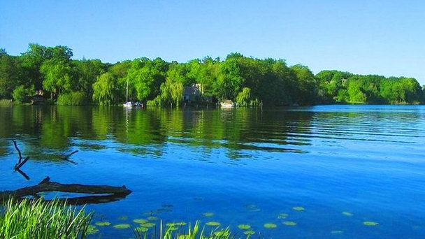 Озеро Юнгфернзе в Бранденбурге