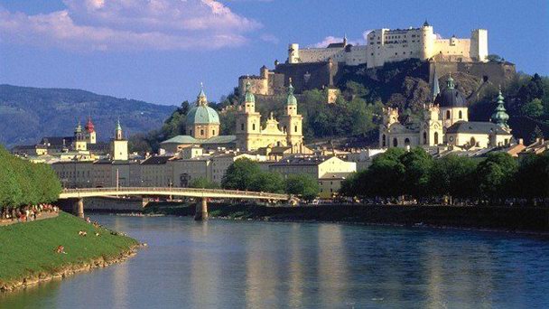 Река Зальцах в Зальцбургерленде