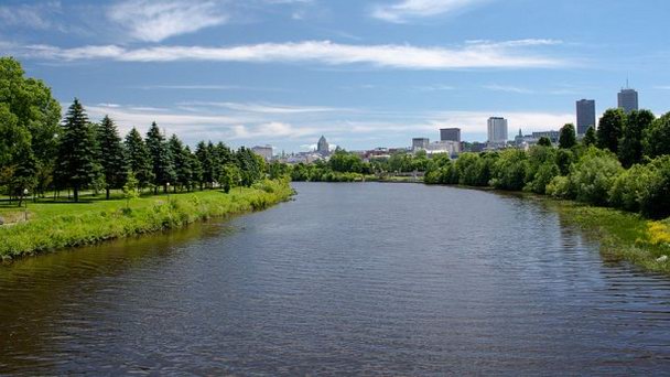 Река Сен-Шарль в Квебеке