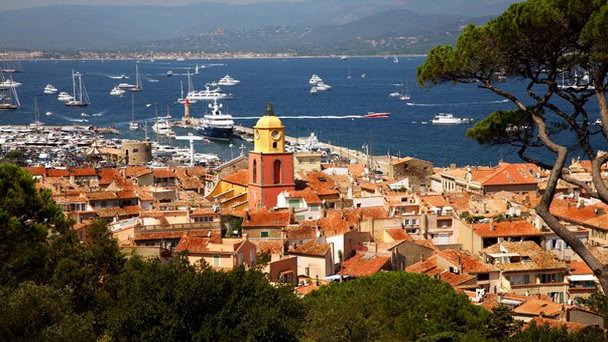 Пляж Сен-Тропе на Лазурном береге