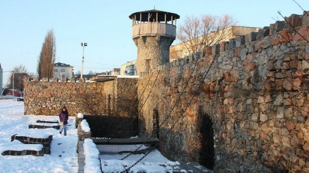 Руины крепости Звягель Новоград-Волынский в Житомире