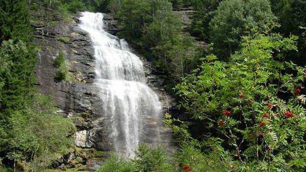 Парк водопадов Wasserspielepark в Каринтии