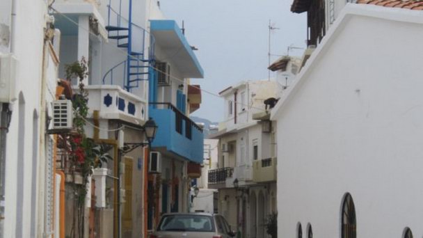 Старая часть города Иерапетры на Острове Крит