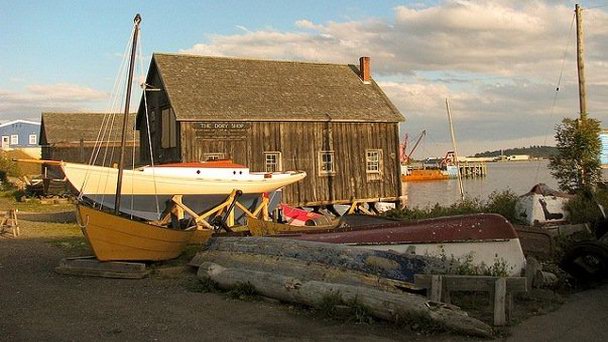 Музей Dory Shop в Новой Шотландии Музей Dory Shop в Новой Шотландии