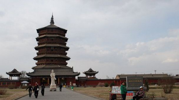 Пагода в Инсяне в Шаньси