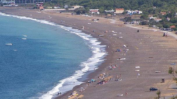 Пляж Agia Anna на Наксосе