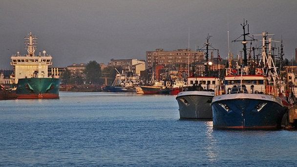 Большой порт города Лиепая