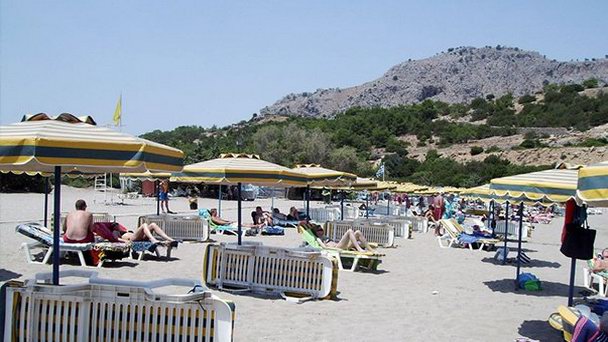 Пляж Глистра на Родосе
