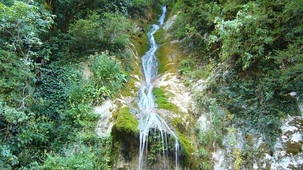 Водопад Мужские слезы в Гагре