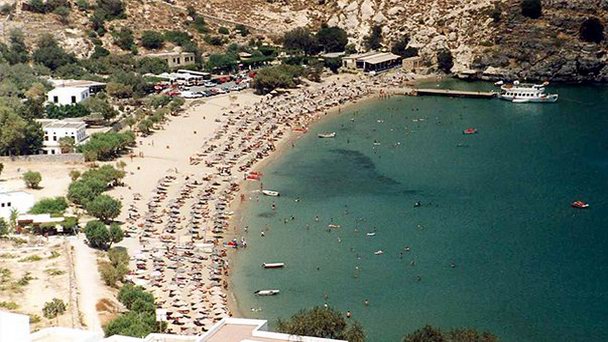 Пляж Линдоса на Керкире