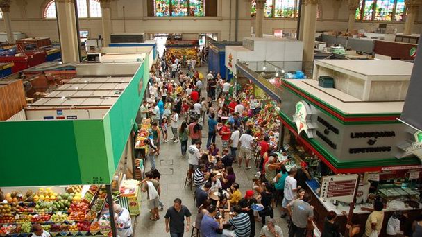 Муниципальный рынок Mercado в Сан-Паулу