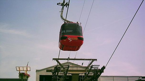 Подъемник на гору Пилатус в Люцерне