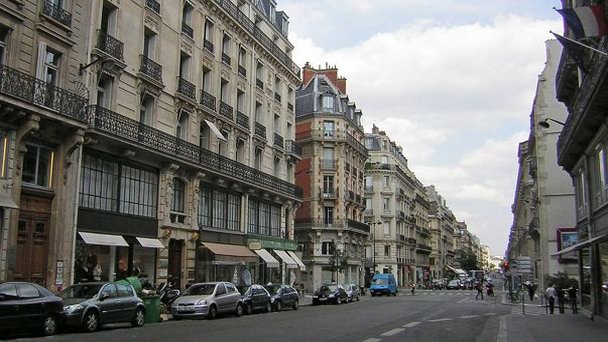 Улица Этьен Марсель в Париже